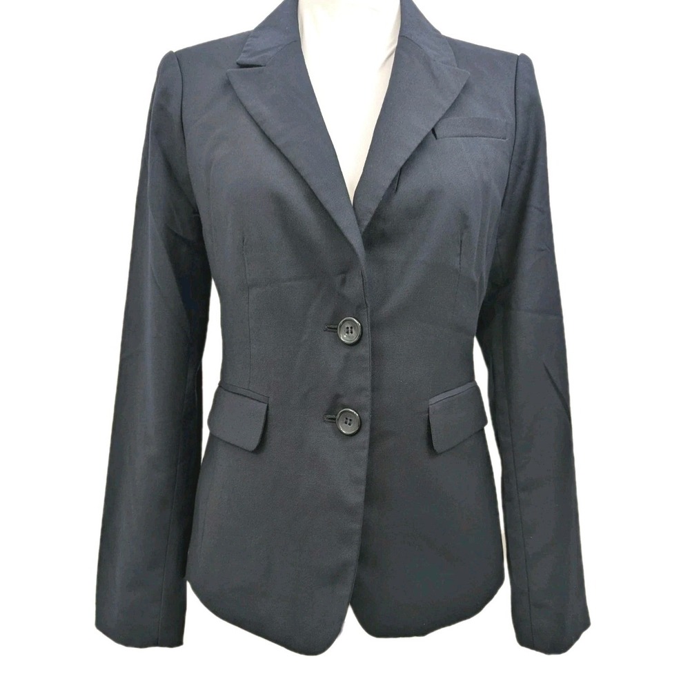 The Limited 2-Piece Navy Blue Pant Suit Low Rise Drew Fit Women's Size 4R